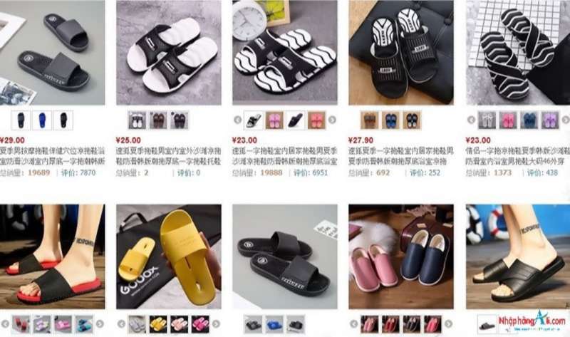 Oder trên các trang TMĐT nước ngoài: taobao, alibaba, ebay vv.... | Nguồn hàng bán hàng online giày dép tốt