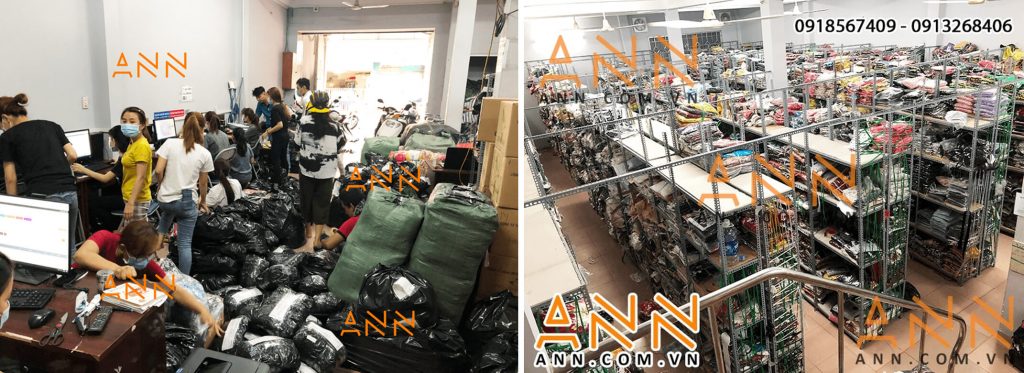 Hình ảnh từ kho hàng của xưởng may ANN ( nguồn: ann.com)